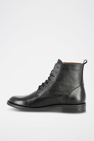 Boots em couro Posio - Preto