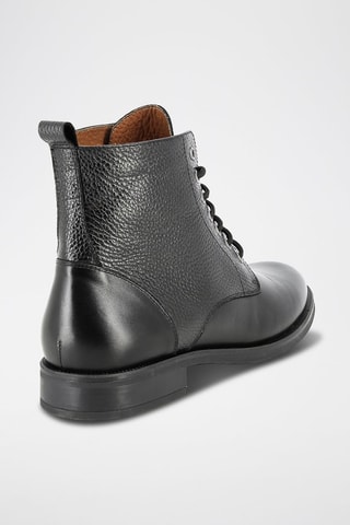 Boots em couro Posio - Preto