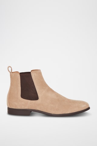 Boots Chelsea de nobuck Rayonnant - Toupeira