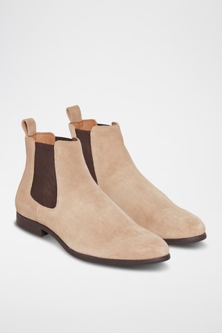 Boots Chelsea de nobuck Rayonnant - Toupeira