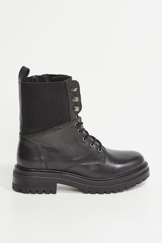 Bottines en cuir Mitta - Noir