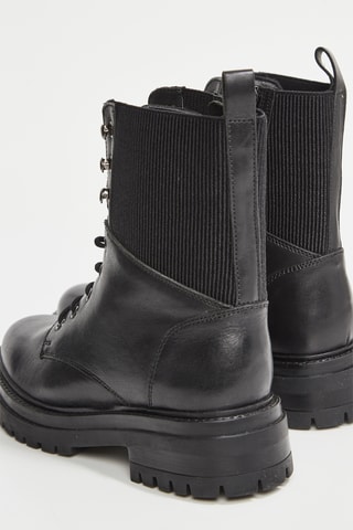 Bottines en cuir Mitta - Noir