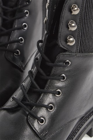 Bottines en cuir Mitta - Noir