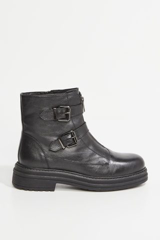 Bottines en cuir Bikkie - Noir
