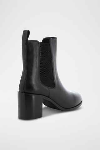 Botins Chelsea em couro Errie - Preto