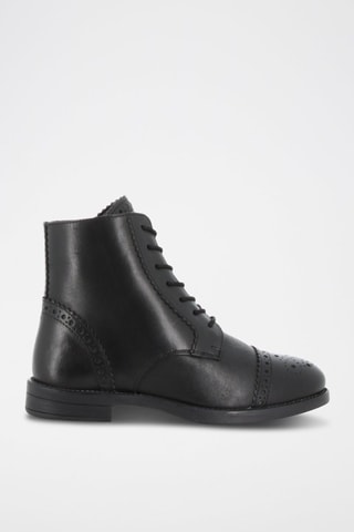 Bottines en cuir Julienne - Noir