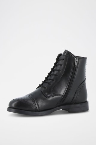 Bottines en cuir Julienne - Noir