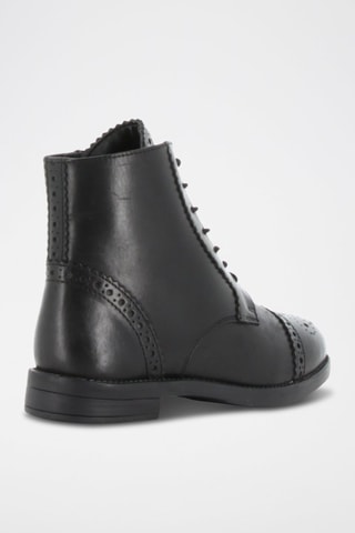 Bottines en cuir Julienne - Noir