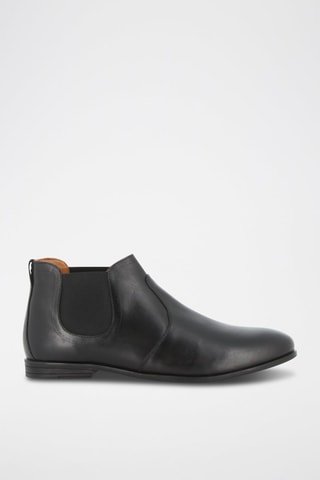 Botins Chelsea em couro Rasiglio 2 - Preto