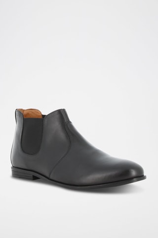 Botins Chelsea em couro Rasiglio 2 - Preto