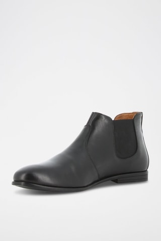 Botins Chelsea em couro Rasiglio 2 - Preto