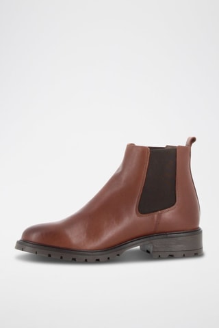 Bottines Chelsea en cuir Gnocchi - Marron