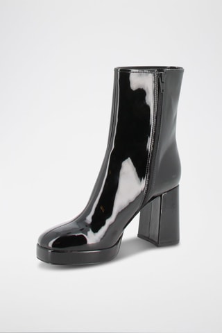 Bottines en cuir verni Sonata 2 - Noir