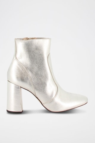 Bottines en cuir Ivona - Argenté