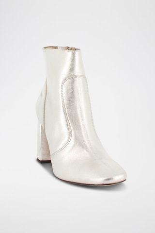 Bottines en cuir Ivona - Argenté