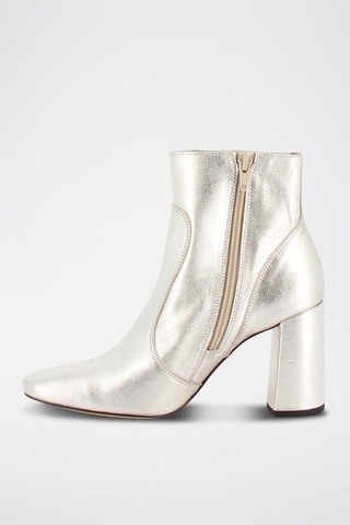 Bottines en cuir Ivona - Argenté