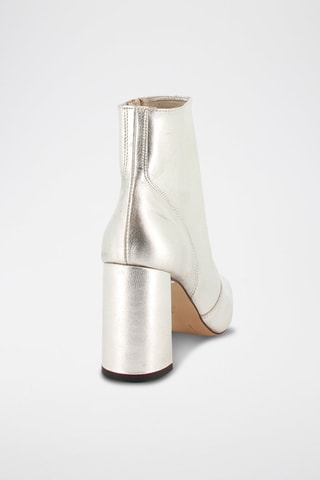 Bottines en cuir Ivona - Argenté