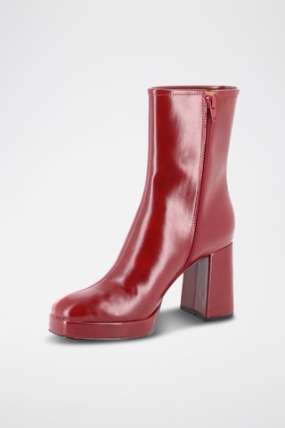 Bottines en cuir Sonata - Rouge