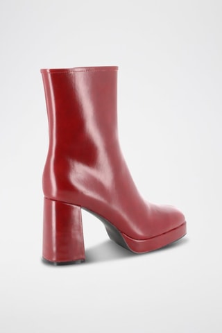 Bottines en cuir Sonata - Rouge