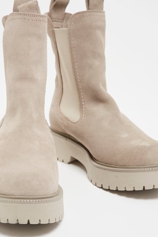 Botins Chelsea em nobuck Urbanie Cinzento