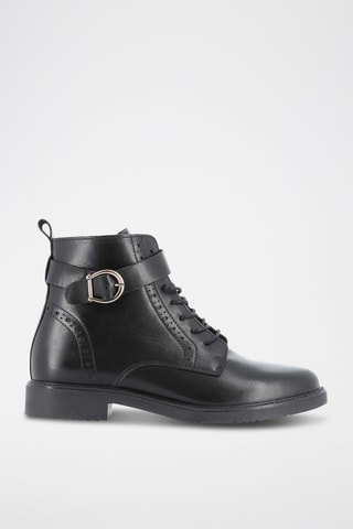 Botins em couro Blondinette - Preto