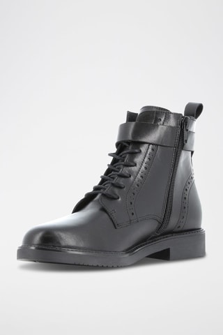 Botins em couro Blondinette - Preto