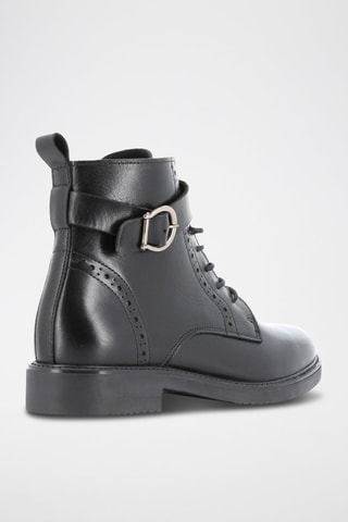 Botins em couro Blondinette - Preto