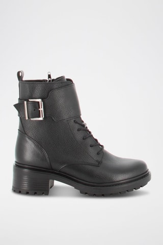 Bottines en cuir Enlace - Noir
