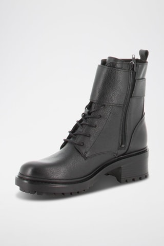 Bottines en cuir Enlace - Noir
