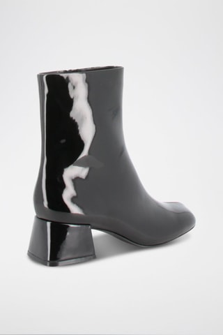 Botins em couro envernizado Madelyne - Preto