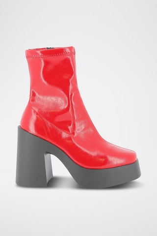 Bottines vernies Adiaratou - Rouge
