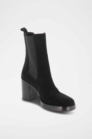 Bottines Chelsea en nubuck Caliope - Noir