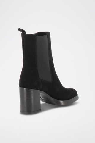 Bottines Chelsea en nubuck Caliope - Noir