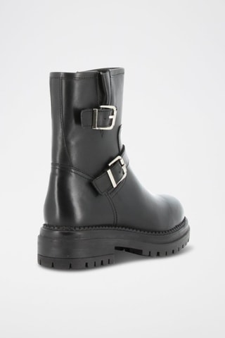 Bottines en cuir Magalie - Noir