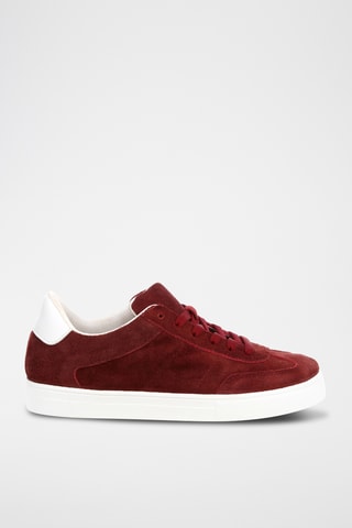 Sapatilhas em raspa de couro Gaby - Bordô