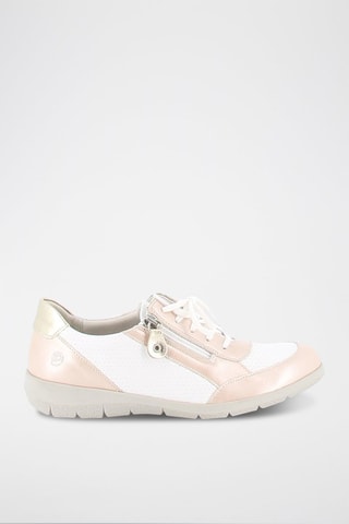 Sapatilhas em couro Hermione Branco