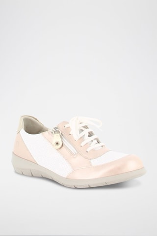 Sapatilhas em couro Hermione Branco