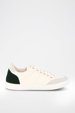 Sapatilhas em couro Renato - Cru