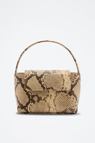 Sac à rabat chaîne - Beige