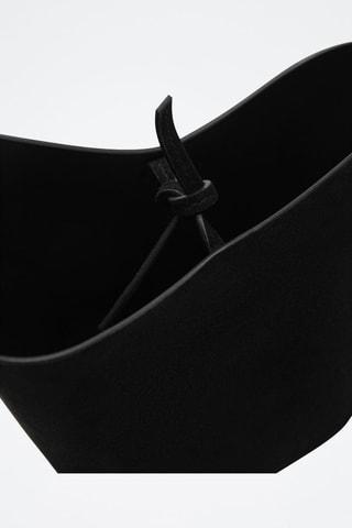 Sac porté main cuir - Noir