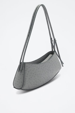 Sac ovale texturé - Gris