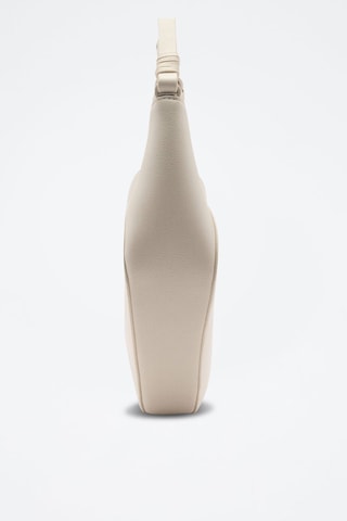 Sac porté épaule similicuir - Blanc cassé