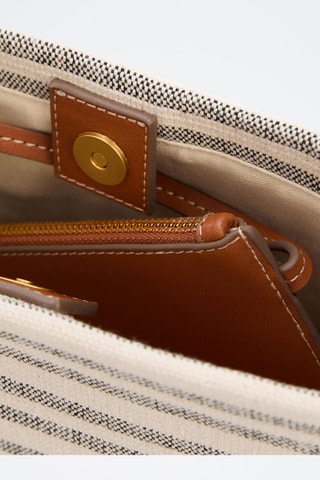 Sac cabas imprimé - Beige