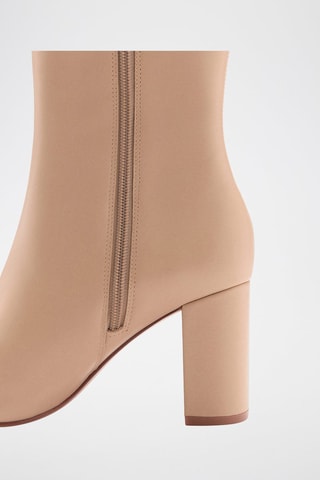 Bottes hautes en cuir - Beige