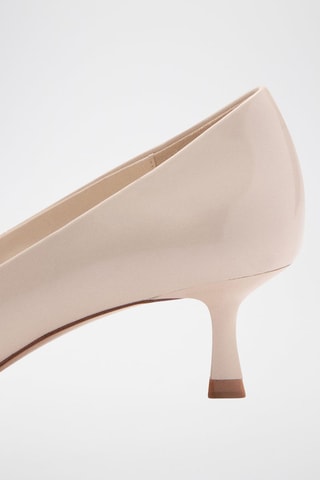 Chaussures à talon kitten heel - Nude