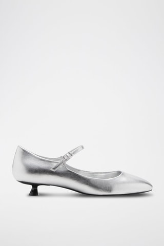 Babies à talons - Argenté