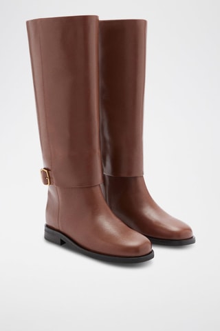 Bottes en cuir - Marron