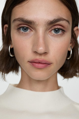 Pull-over col montant - Écru