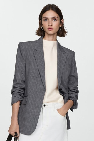 Pull-over col montant - Écru