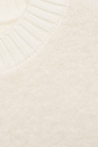 Pull-over col rond toucher doux - Ecru